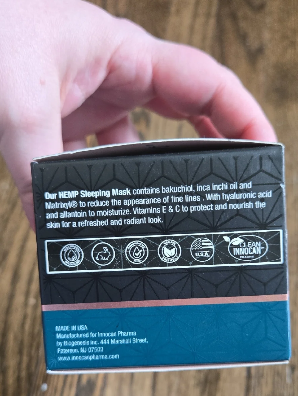 Synony Hemp Beauty Sleeping Mask New
